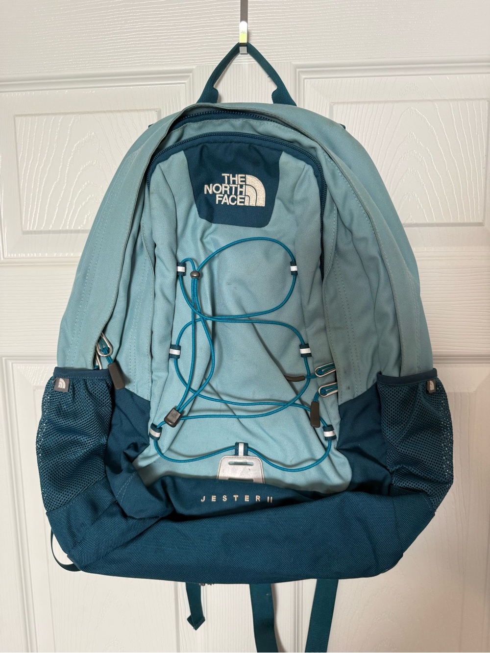 The North Face Jester II Backpack in Teal and Dark Teal